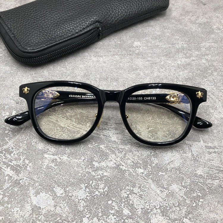 Punk Retro Acetate Eyeglasses with Butterfly & Sword Details | Unisex Full Frame Optical Glasses – CH8133 - HP eyeglasses