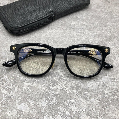 Punk Retro Acetate Eyeglasses with Butterfly & Sword Details | Unisex Full Frame Optical Glasses – CH8133 - HP eyeglasses