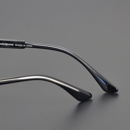 Punk Retro Acetate Eyeglasses with Butterfly & Sword Details | Unisex Full Frame Optical Glasses – CH8133 - HP eyeglasses