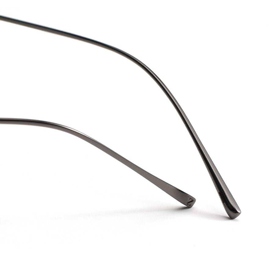 Pure Titanium Cat-Eye Rimless Glasses for Women | Ultra-Light Oval Prescription Frame 52019 - HP eyeglasses