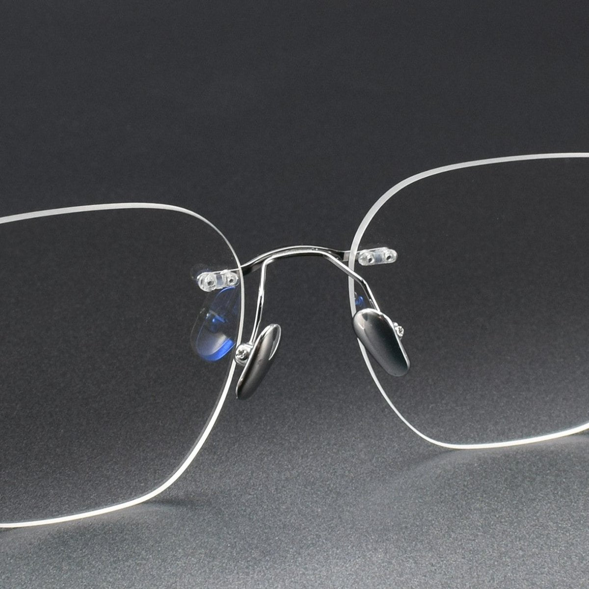 Pure Titanium Rimless Glasses for Men & Women | Minimalist Business Optical Frame ZY52022 - HP eyeglasses