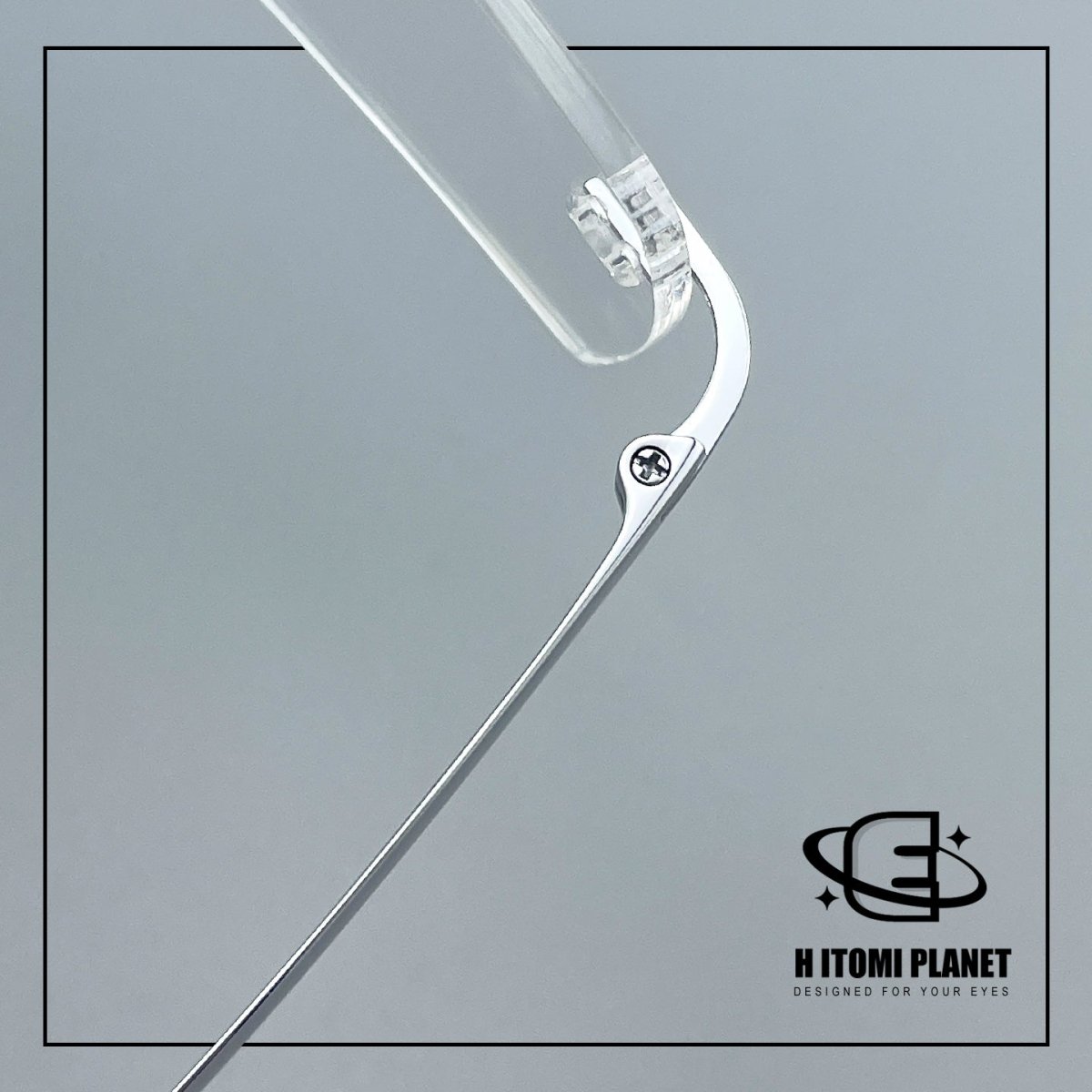 Pure Titanium Rimless Glasses for Men & Women | Ultra-Light Business Prescription Eyeglasses EO-6001 - HP eyeglasses