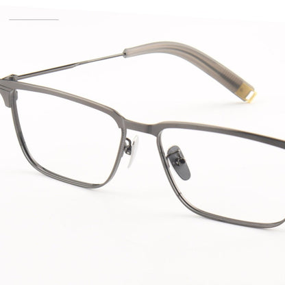 Pure Titanium Square Glasses for Men & Women | Ultra-Light Business Prescription Optical Frame LSA104 - HP eyeglasses