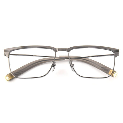 Pure Titanium Square Glasses for Men & Women | Ultra-Light Business Prescription Optical Frame LSA104 - HP eyeglasses