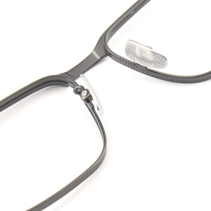 Pure Titanium Square Glasses for Men & Women | Ultra-Light Business Prescription Optical Frame LSA104 - HP eyeglasses