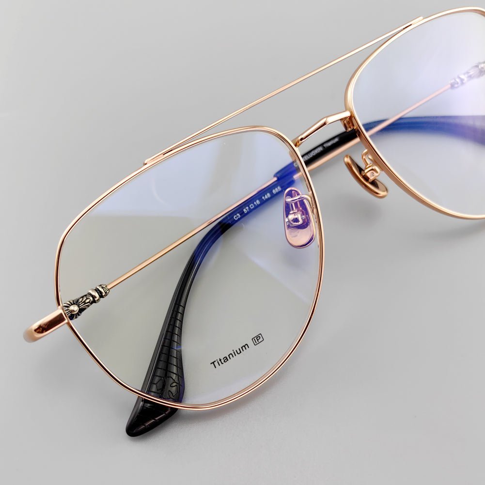 goggle frame design Retro Pilot Optical Eyeglass Frames