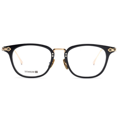 Retro Round Acetate Glasses Frame Titanium Optical Eyeglasses Unisex Prescription Glasses for Men Women SHAGASS - HP eyeglasses