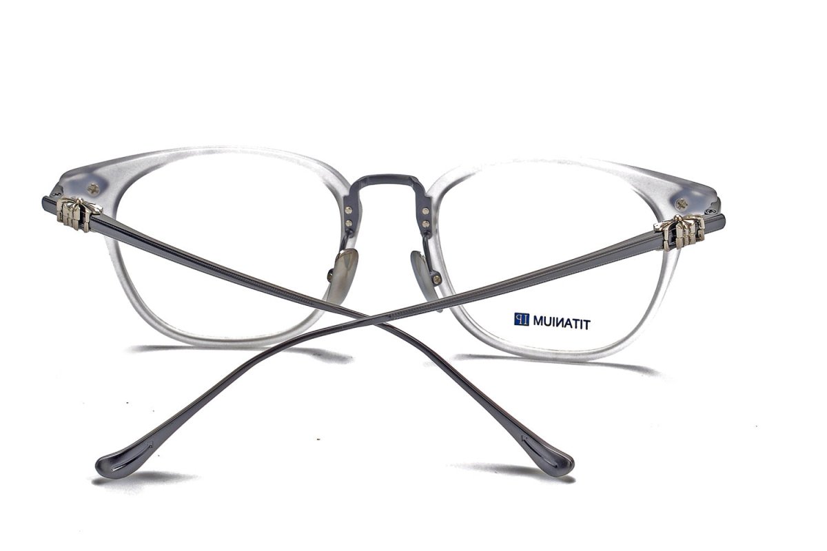 Retro Round Acetate Glasses Frame Titanium Optical Eyeglasses Unisex Prescription Glasses for Men Women SHAGASS - HP eyeglasses