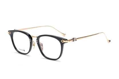 Retro Round Acetate Glasses Frame Titanium Optical Eyeglasses Unisex Prescription Glasses for Men Women SHAGASS - HP eyeglasses