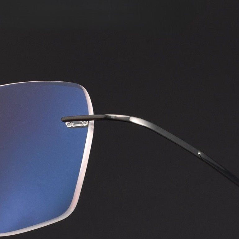 Screwless Pure Titanium Rimless Glasses | Ultra-Light Luxury Optical Frame for Men & Women XW1819 - HP eyeglasses