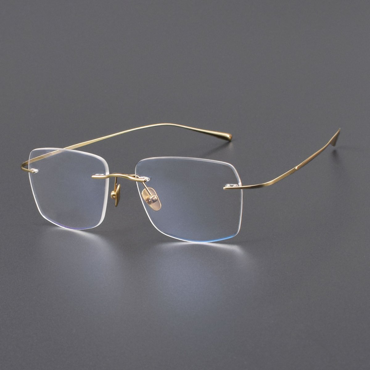 Screwless Pure Titanium Rimless Glasses | Ultra-Light Luxury Optical Frame for Men & Women XW1819 - HP eyeglasses