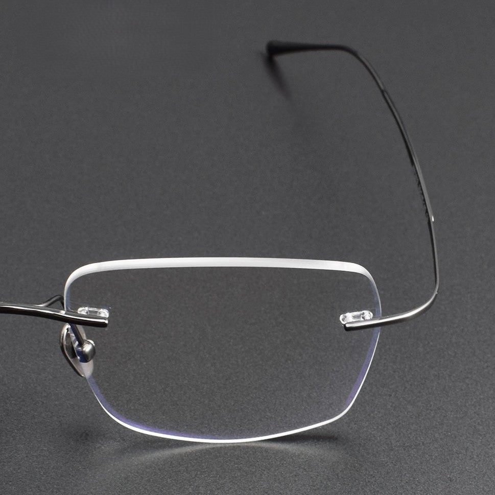 Screwless Pure Titanium Rimless Glasses | Ultra-Light Luxury Optical Frame for Men & Women XW1819 - HP eyeglasses