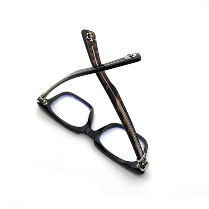 SEE YOU IN TEA – Vintage Square Acetate Eyeglasses | Fashion Optical Frames for Men & Women - HP eyeglasses