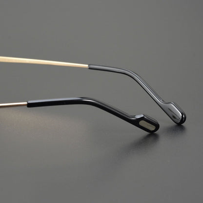 Trendy Rimless Pure Titanium Glasses with UV Protection for Men & Women – CT0344O - HP eyeglasses