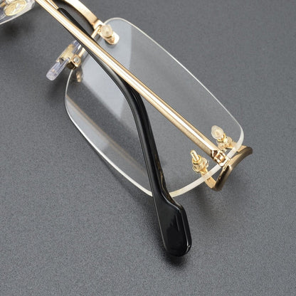 Trendy Rimless Pure Titanium Glasses with UV Protection for Men & Women – CT0344O - HP eyeglasses
