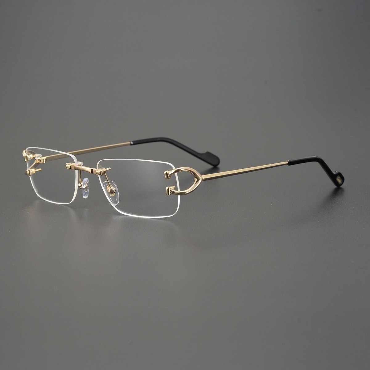 Trendy Rimless Pure Titanium Glasses with UV Protection for Men & Women – CT0344O - HP eyeglasses