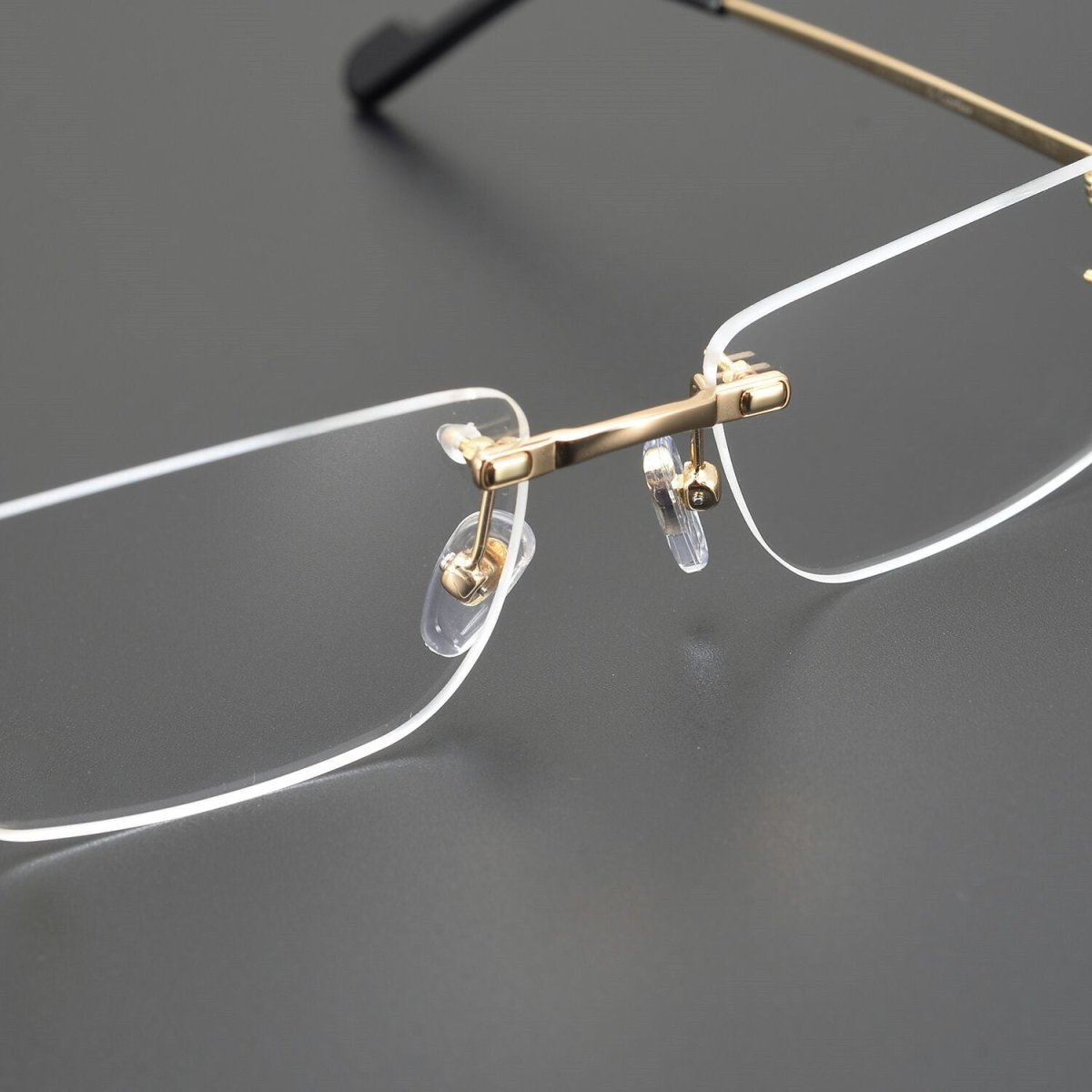Trendy Rimless Pure Titanium Glasses with UV Protection for Men & Women – CT0344O - HP eyeglasses