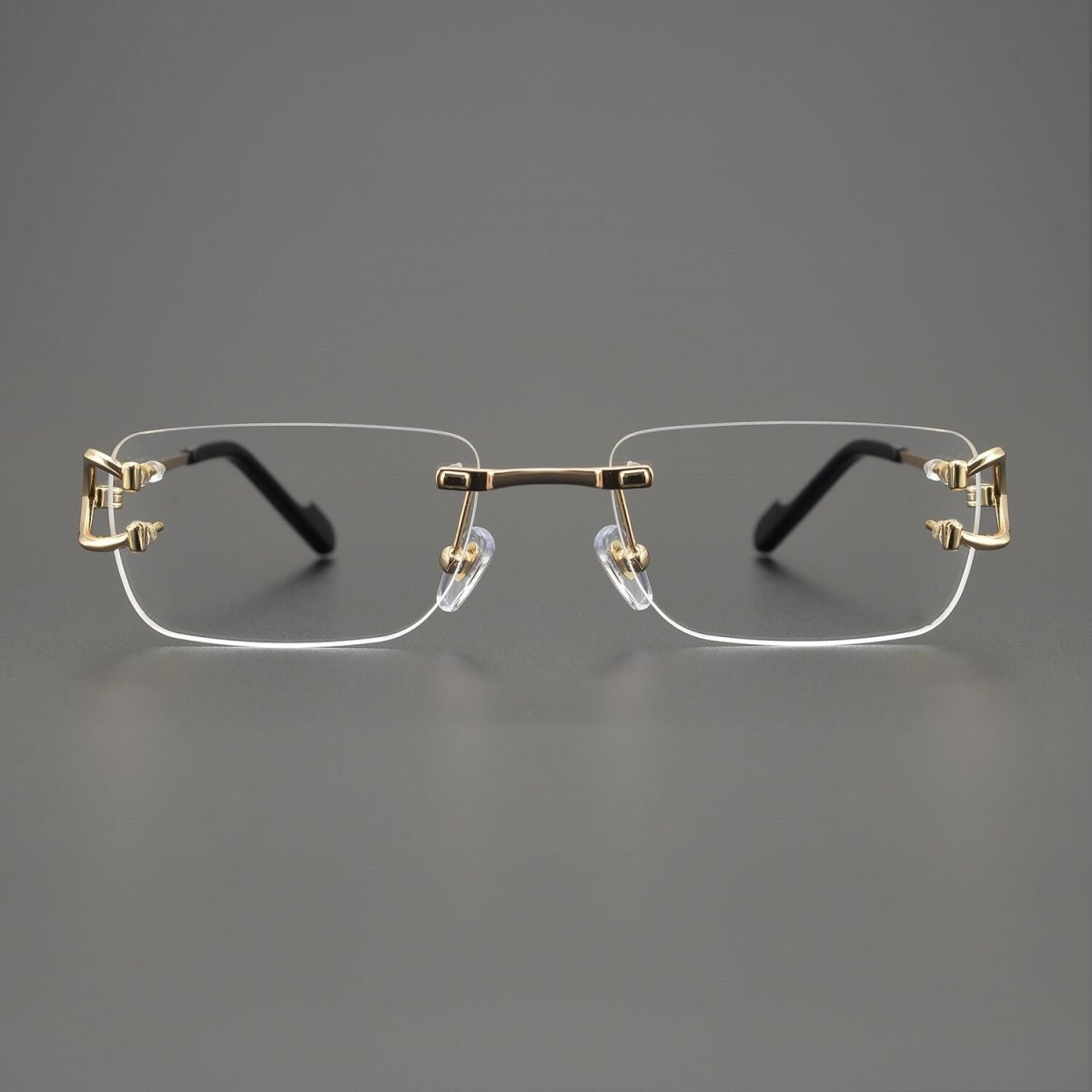 Trendy Rimless Pure Titanium Glasses with UV Protection for Men & Women – CT0344O - HP eyeglasses