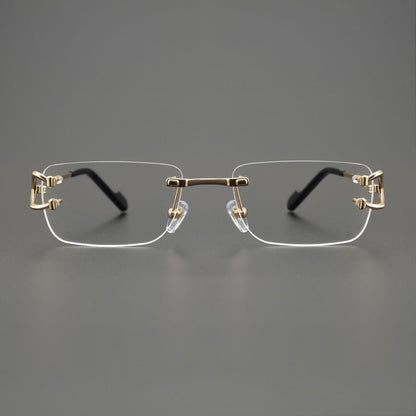 Trendy Rimless Pure Titanium Glasses with UV Protection for Men & Women – CT0344O - HP eyeglasses