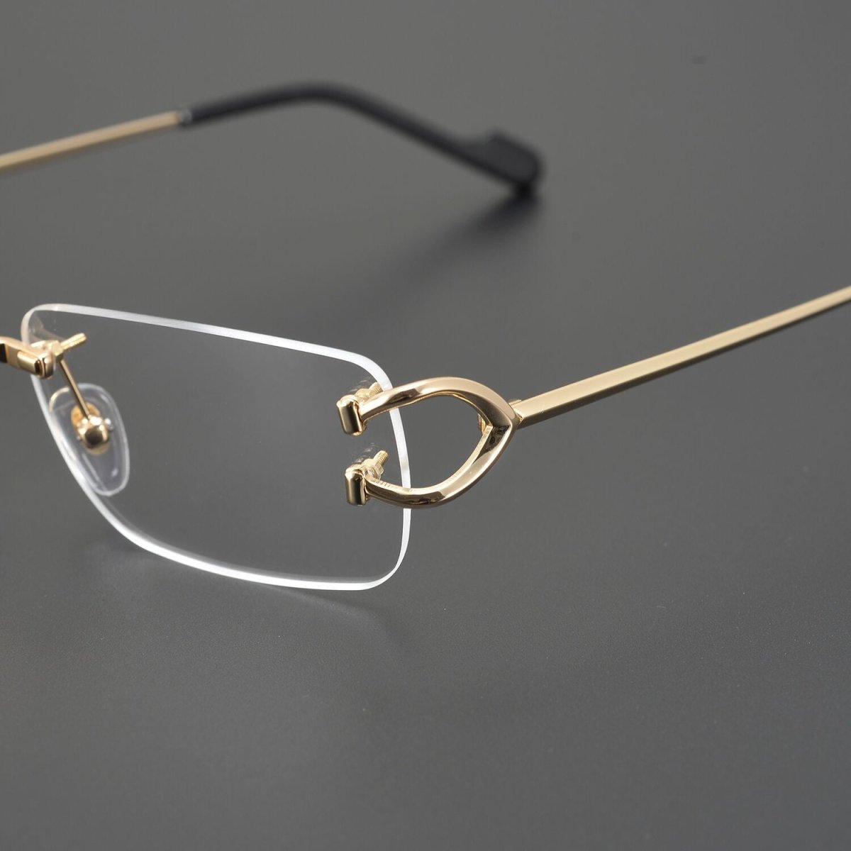 Trendy Rimless Pure Titanium Glasses with UV Protection for Men & Women – CT0344O - HP eyeglasses