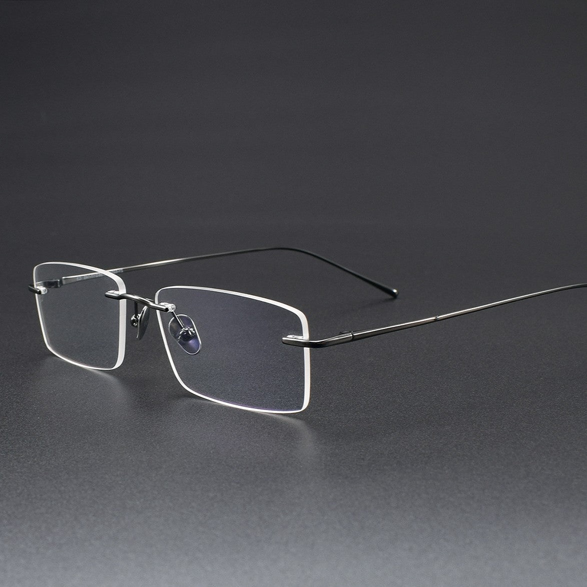 Ultra-Light Pure Titanium Rimless Glasses for Men | Business Prescription Optical Frame with Photochromic Lens Option 52015 - HP eyeglasses