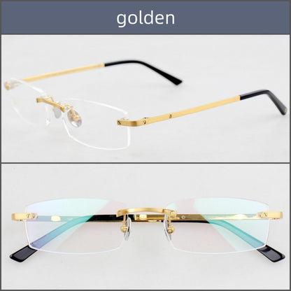 Ultra - Light Rimless Pure Titanium Prescription Glasses Frame with Optical Lens Support – CT0087O - HP eyeglasses