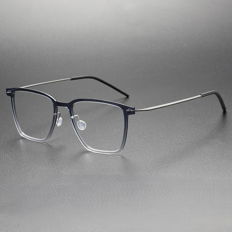 Ultra-Light Square Titanium Eyeglasses – Lindberg Inspired Minimalist Design | Model 6554HS - HP eyeglasses