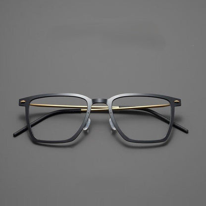 Ultra-Light Square Titanium Eyeglasses – Lindberg Inspired Minimalist Design | Model 6554HS - HP eyeglasses