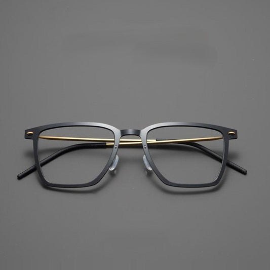 Ultra-Light Square Titanium Eyeglasses – Lindberg Inspired Minimalist Design | Model 6554HS - HP eyeglasses