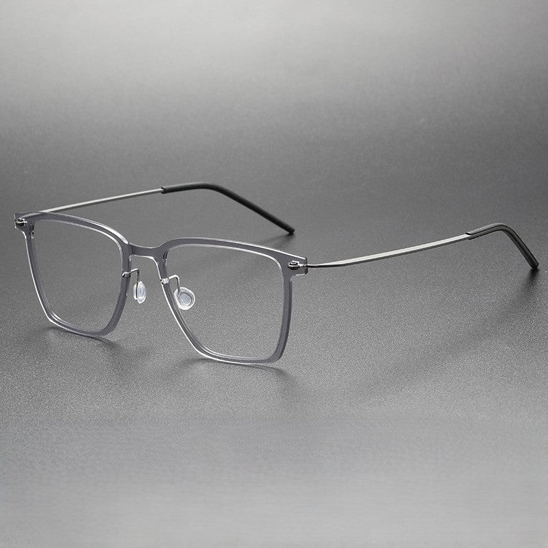 Ultra-Light Square Titanium Eyeglasses – Lindberg Inspired Minimalist Design | Model 6554HS - HP eyeglasses