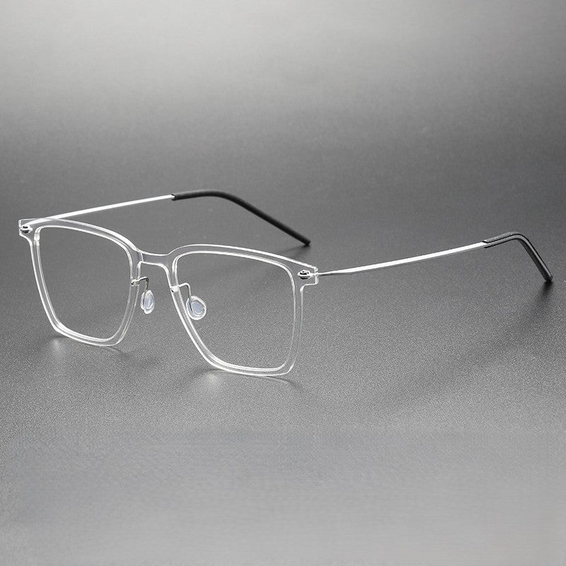 Ultra-Light Square Titanium Eyeglasses – Lindberg Inspired Minimalist Design | Model 6554HS - HP eyeglasses