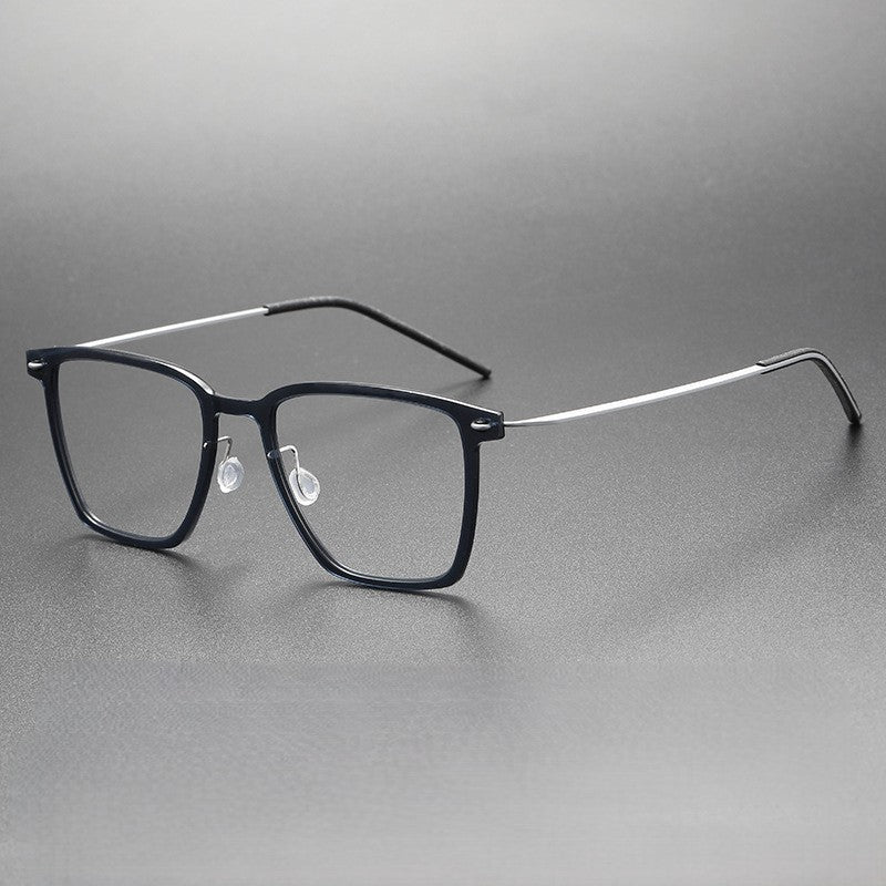 Ultra-Light Square Titanium Eyeglasses – Lindberg Inspired Minimalist Design | Model 6554HS - HP eyeglasses