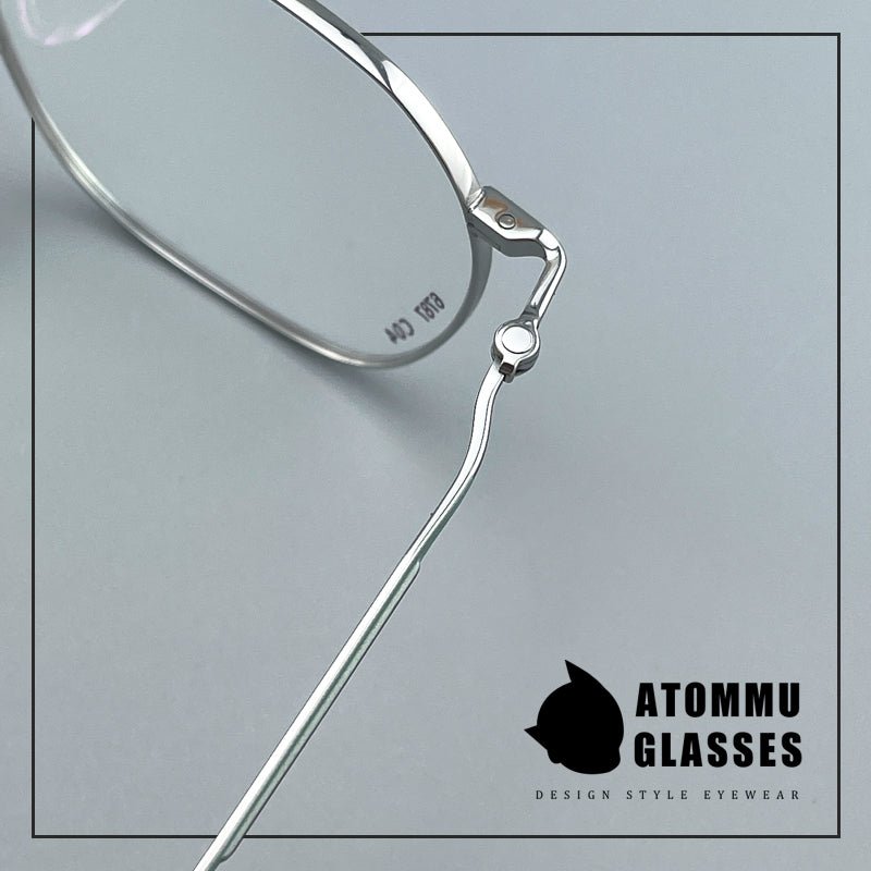 Ultra - Light Titanium Women’s Eyeglasses | Pure Titanium Geometric Full - Rim Frame | Designer Lightweight Optical Glasses for High Prescription - EO - 6787 - HP eyeglasses