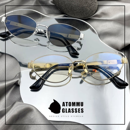 Vintage Cat Eye Titanium Glasses Frame Designer Optical Eyeglasses for Prescription, Tinted & Photochromic Lenses EO-917 - HP eyeglasses