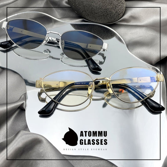 Vintage Cat Eye Titanium Glasses Frame Designer Optical Eyeglasses for Prescription, Tinted & Photochromic Lenses EO-917 - HP eyeglasses