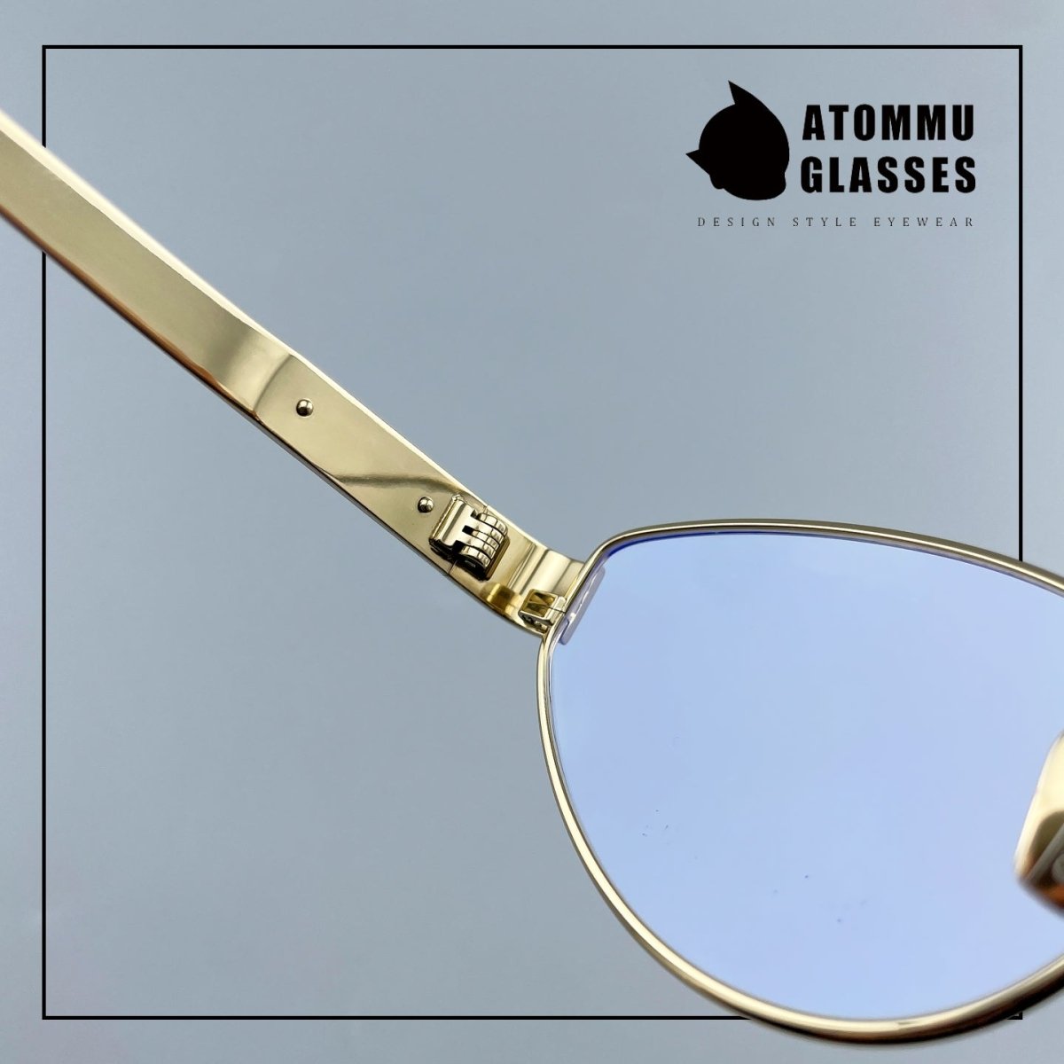 Vintage Cat Eye Titanium Glasses Frame Designer Optical Eyeglasses for Prescription, Tinted & Photochromic Lenses EO-917 - HP eyeglasses
