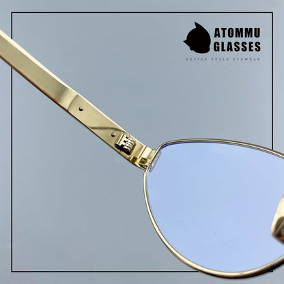 Vintage Cat Eye Titanium Glasses Frame Designer Optical Eyeglasses for Prescription, Tinted & Photochromic Lenses EO-917 - HP eyeglasses