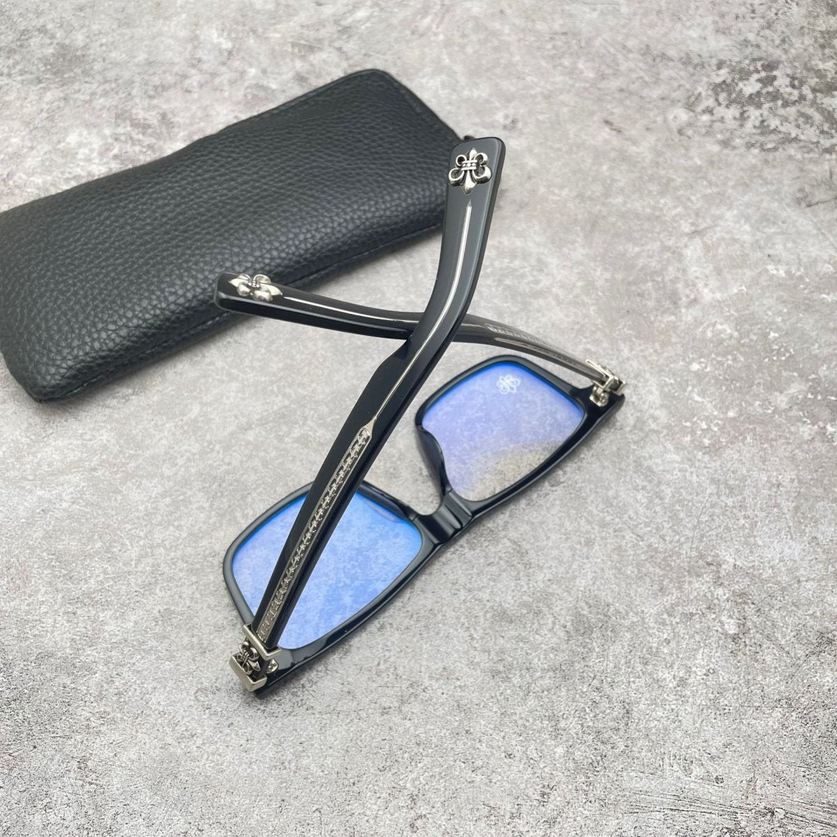Vintage Oversized Acetate Full Frame Glasses for Men & Women – BOX LUNCH - A - HP eyeglasses