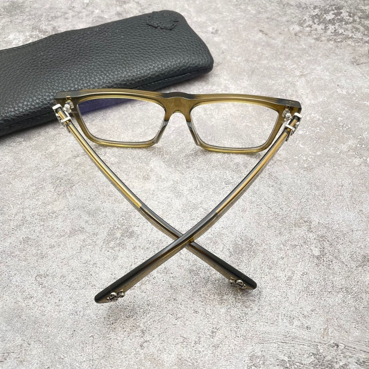 Vintage Oversized Acetate Full Frame Glasses for Men & Women – BOX LUNCH - A - HP eyeglasses