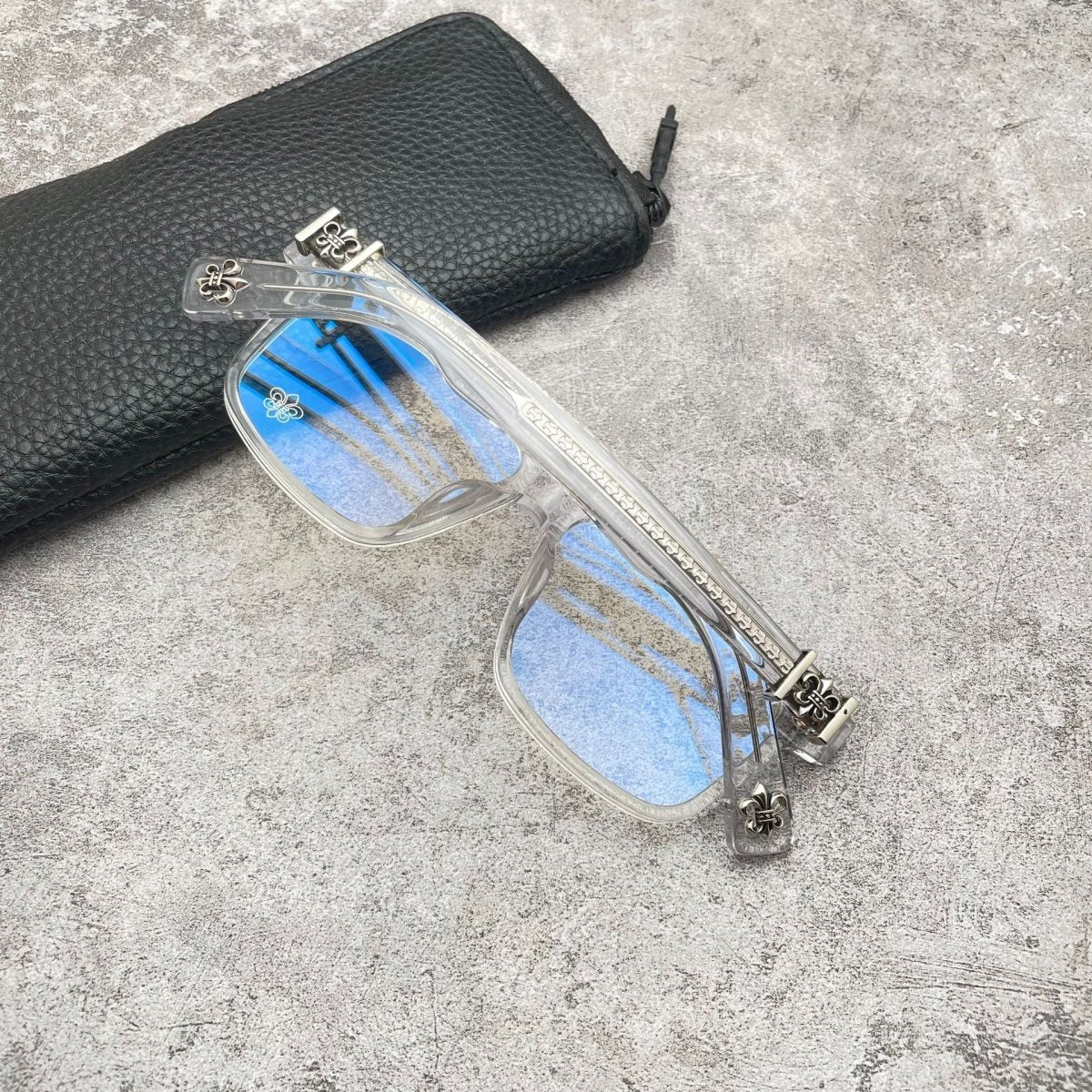 Vintage Oversized Acetate Full Frame Glasses for Men & Women – BOX LUNCH - A - HP eyeglasses