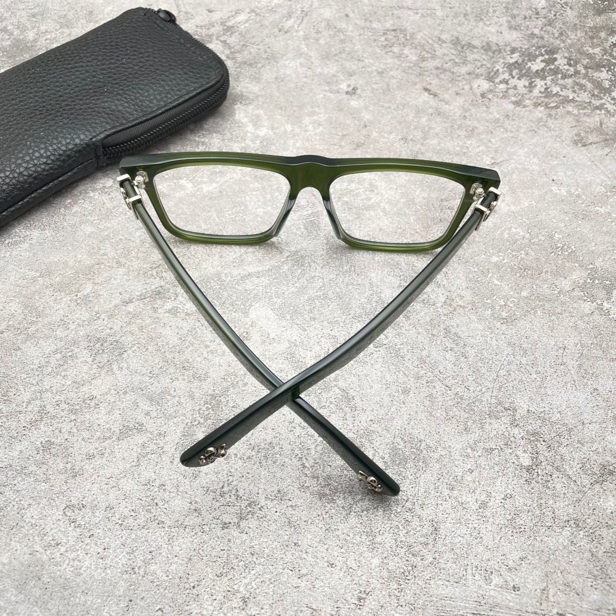 Vintage Oversized Acetate Full Frame Glasses for Men & Women – BOX LUNCH - A - HP eyeglasses