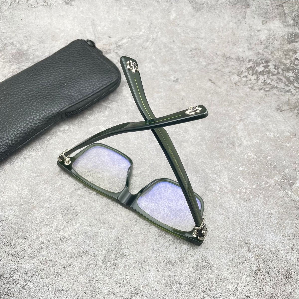 Vintage Oversized Acetate Full Frame Glasses for Men & Women – BOX LUNCH - A - HP eyeglasses