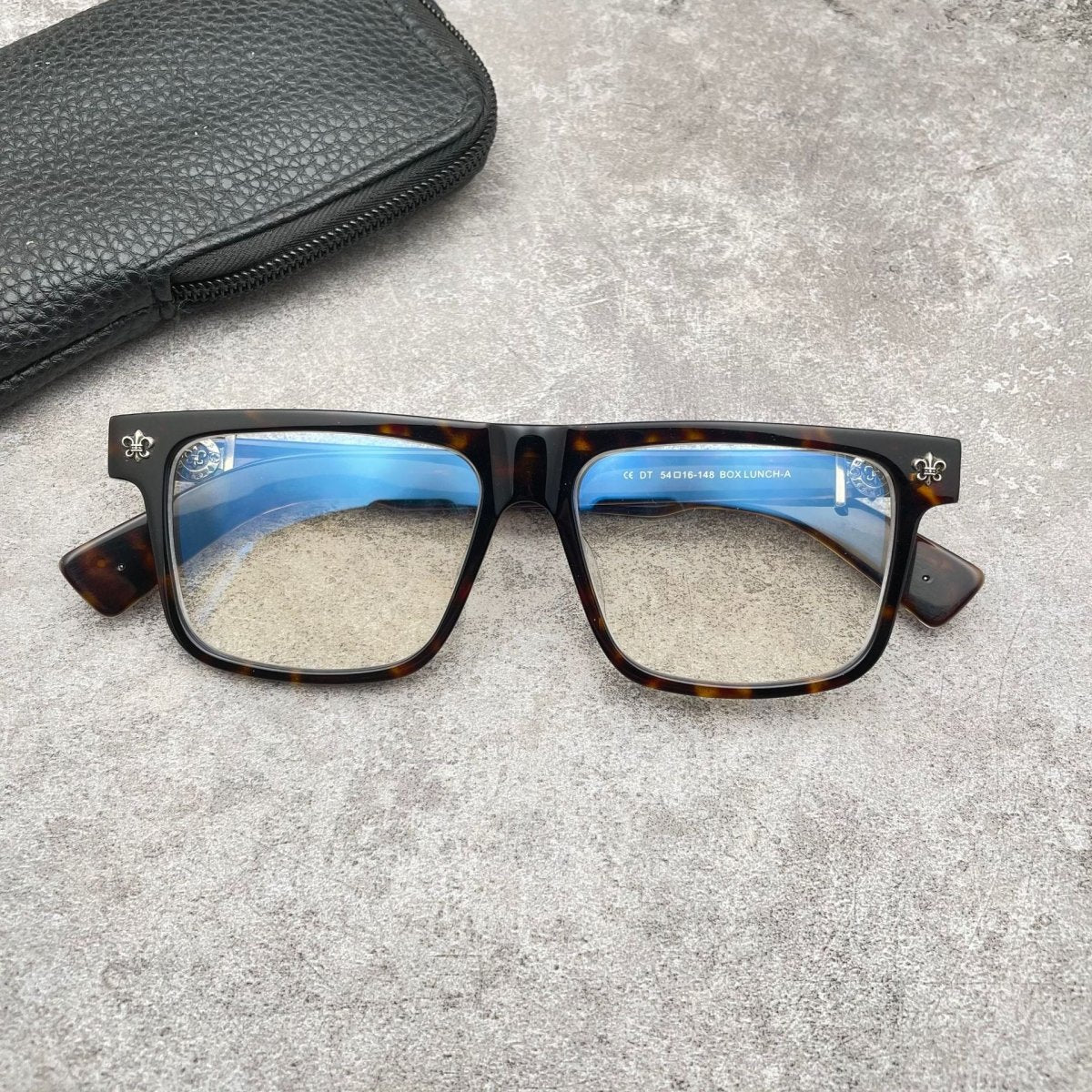 Vintage Oversized Acetate Full Frame Glasses for Men & Women – BOX LUNCH - A - HP eyeglasses