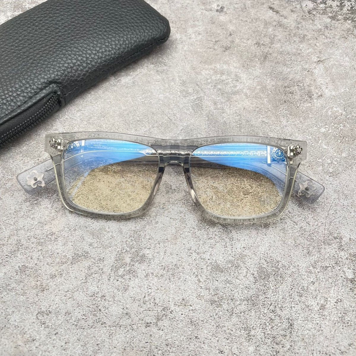 Vintage Oversized Acetate Full Frame Glasses for Men & Women – BOX LUNCH - A - HP eyeglasses
