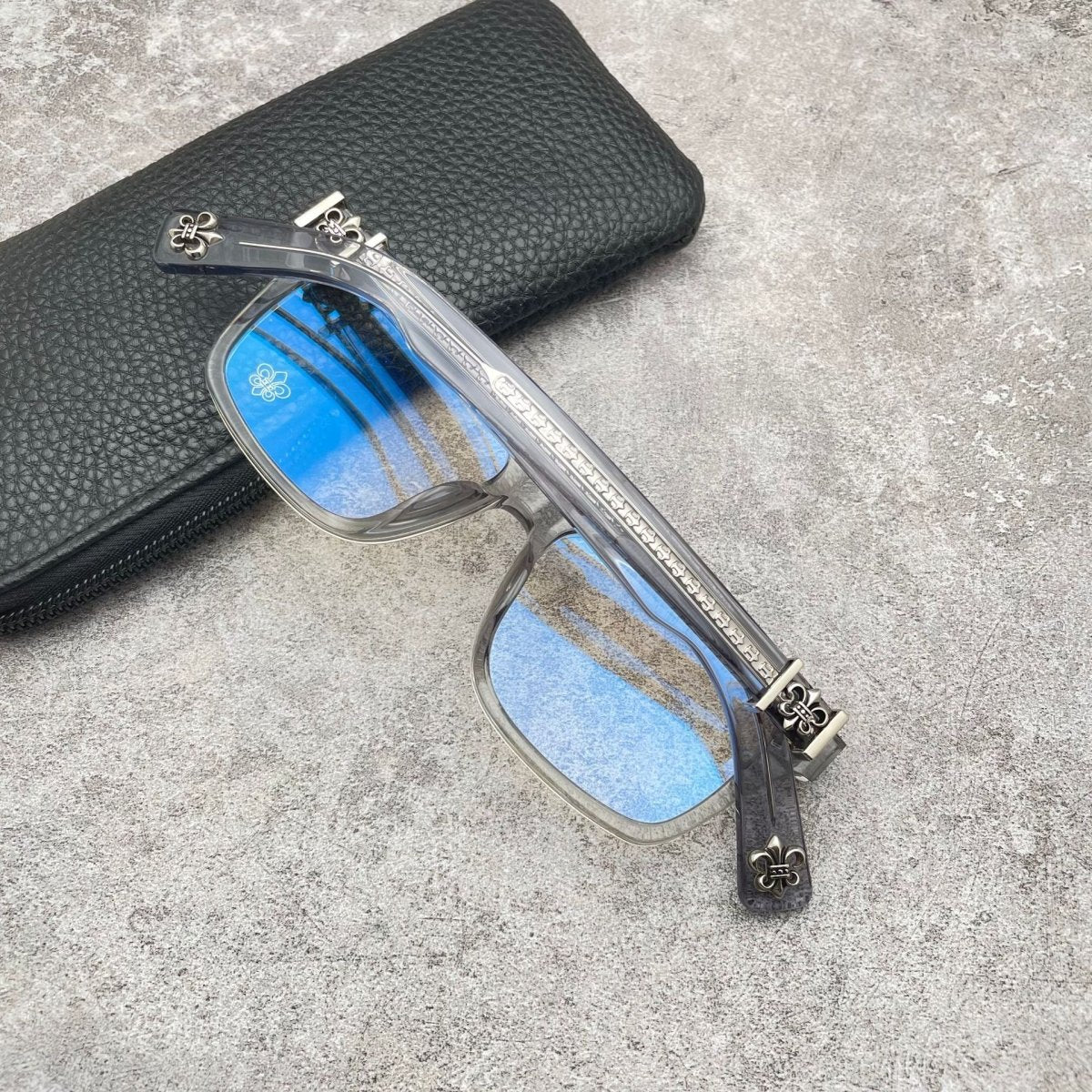 Vintage Oversized Acetate Full Frame Glasses for Men & Women – BOX LUNCH - A - HP eyeglasses