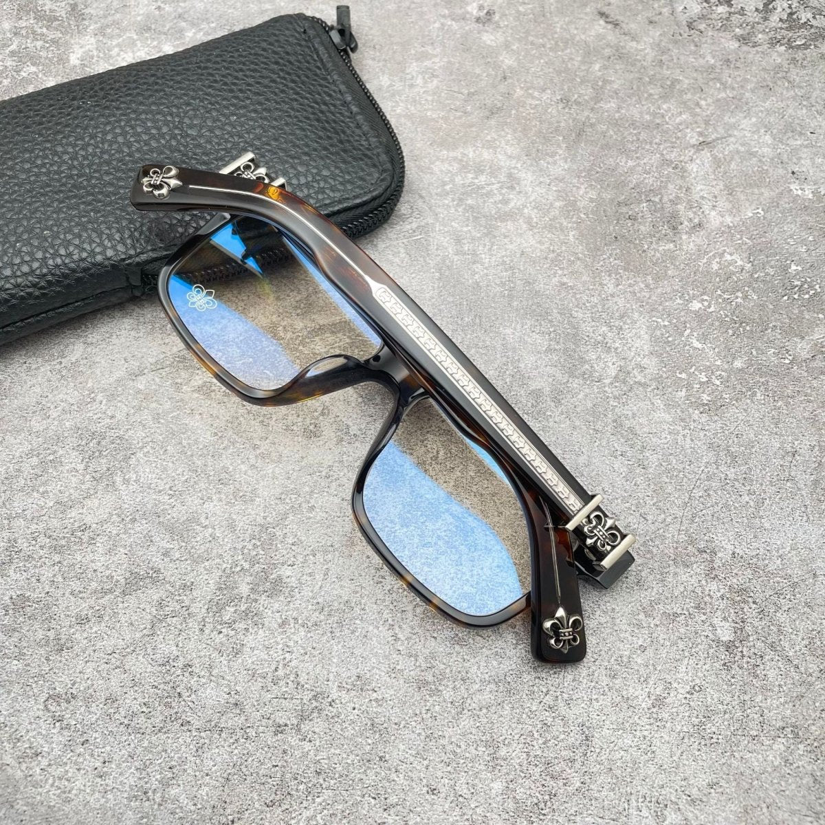 Vintage Oversized Acetate Full Frame Glasses for Men & Women – BOX LUNCH - A - HP eyeglasses