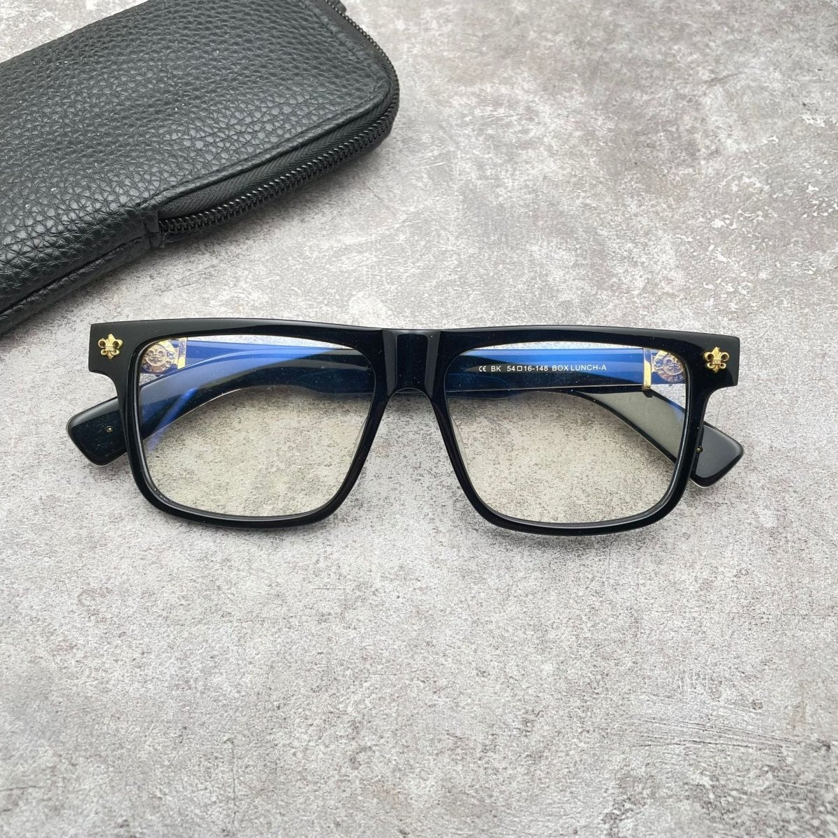 Vintage Oversized Acetate Full Frame Glasses for Men & Women – BOX LUNCH - A - HP eyeglasses