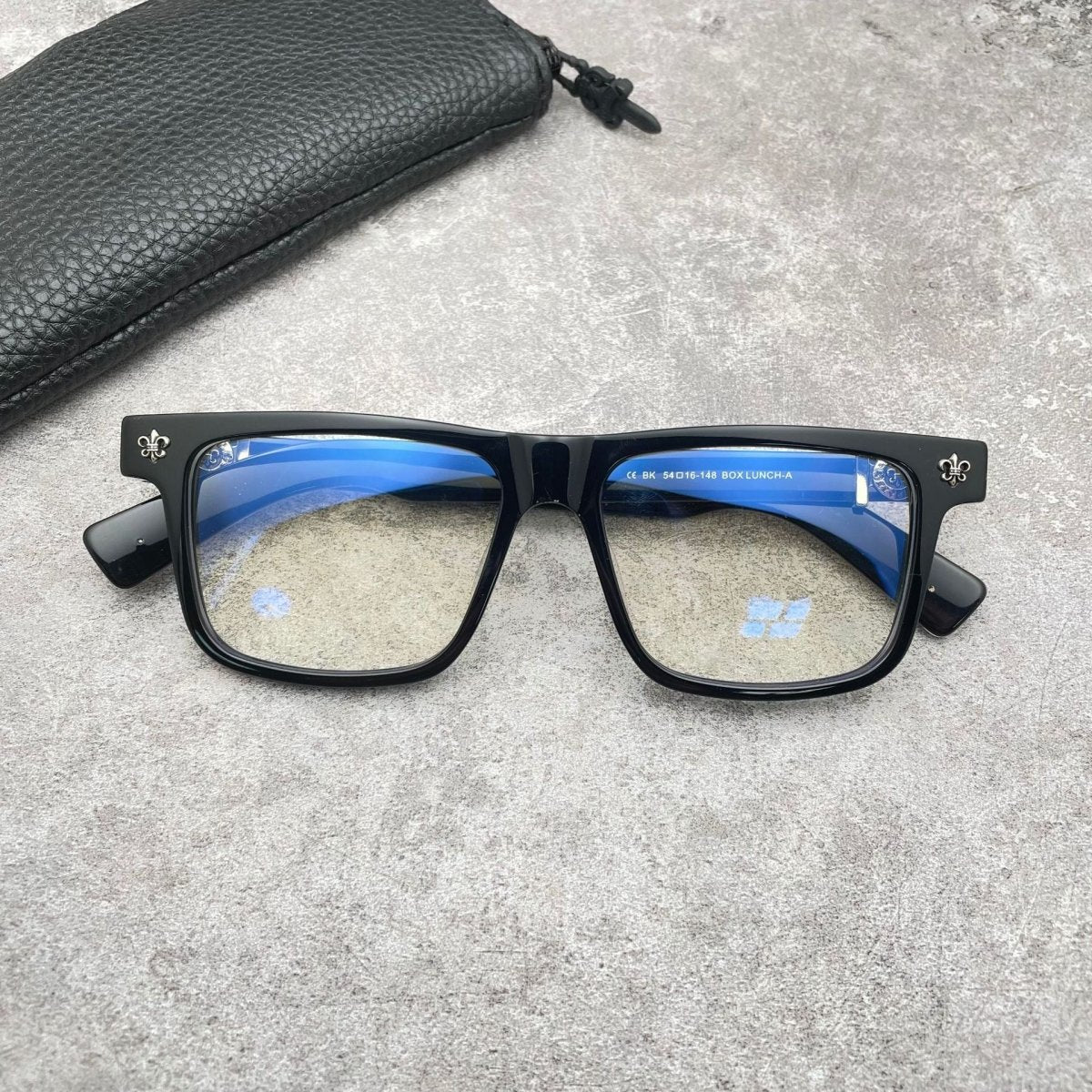 Vintage Oversized Acetate Full Frame Glasses for Men & Women – BOX LUNCH - A - HP eyeglasses