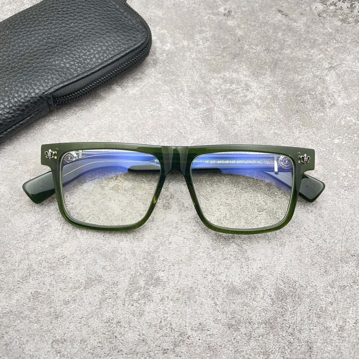 Vintage Oversized Acetate Full Frame Glasses for Men & Women – BOX LUNCH - A - HP eyeglasses