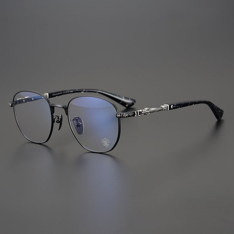 Vintage Square Eyeglass Frames for Men | Chrome Hearts - Inspired Luxury British Aesthetic – CH8008 - HP eyeglasses